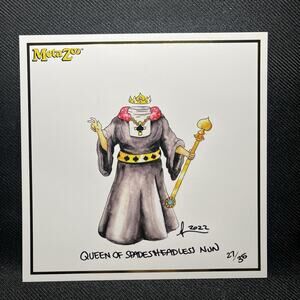 Metazoo Kickstarter Print Headless Nun Artist Signed Numbered Autograph 27/35